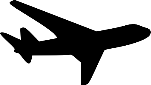 (s238-B) Airplanes Plane Silhouette