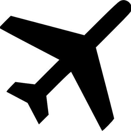 (238-I) Airplanes Plane Silhouette