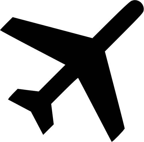(238-I) Airplanes Plane Silhouette