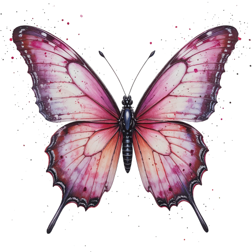 (s024-3I) Purple Butterfly