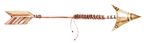 (s240-C) Watercolor Arrows Set or Single