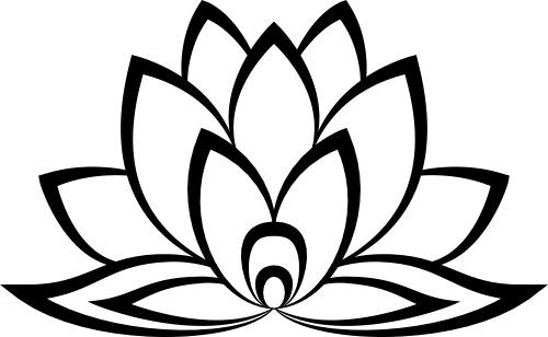 (241-01-E) Lotus Flower Iron-On Transfer