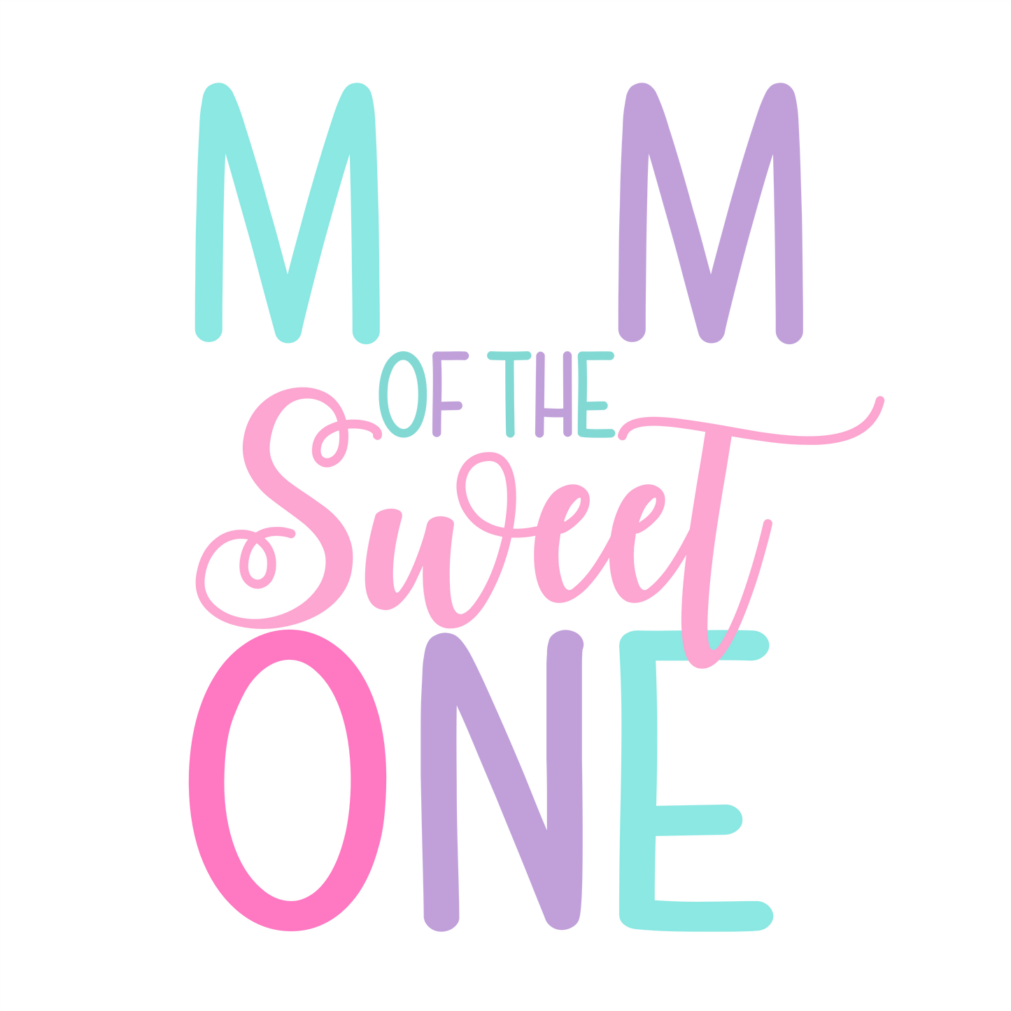 (s242-3B) Donut Mom of the Sweet One Family