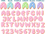 (s242-3C) Donut Family of the Sweet One Collection