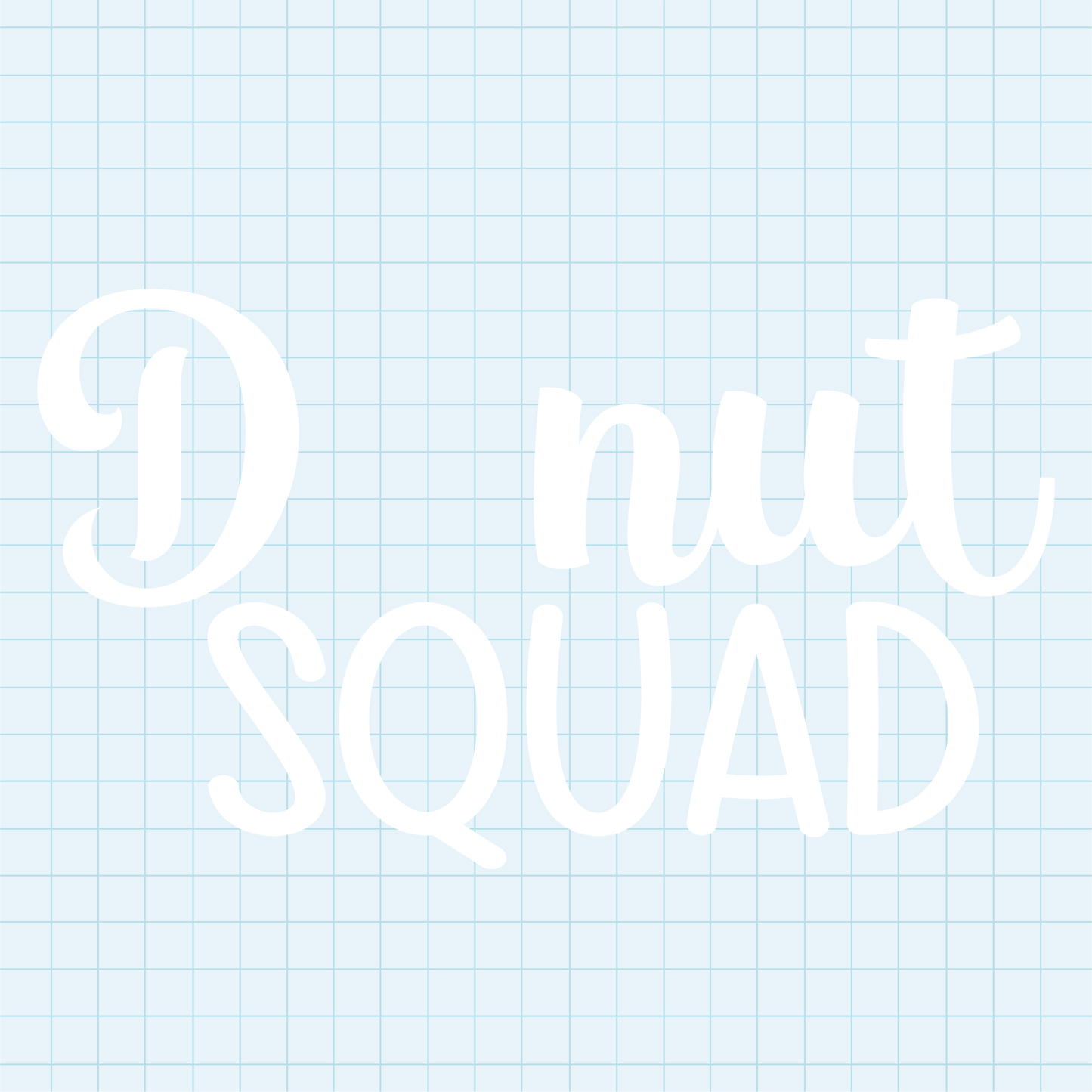 (s242-9B) Donut Squad Watercolor 82 Donut Style Options