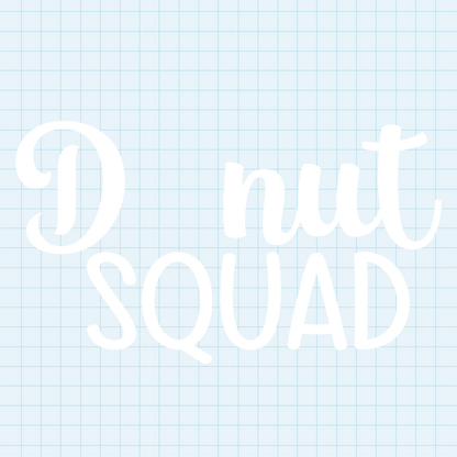 (s242-9B) Donut Squad Watercolor 82 Donut Style Options