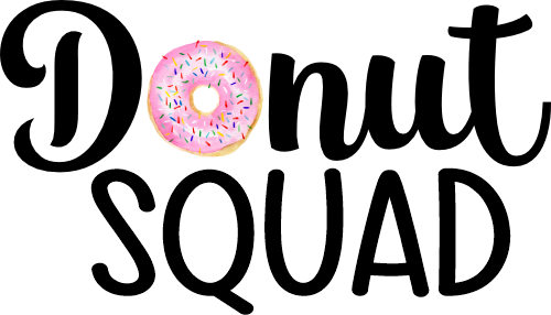 (s242-9B) Donut Squad Watercolor 82 Donut Style Options