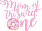 (s242-3A) Family of the Sweet One Custom Text 82 Donut Style Options