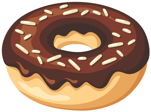 (s242) Colorful Glazed Donut Sprinkles