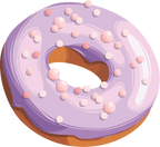 (s242) Colorful Glazed Donut Sprinkles
