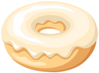 (s242) Colorful Glazed Donut