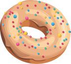 (s242) Colorful Glazed Donut Sprinkles