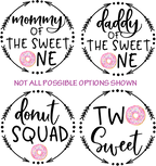 (s242-3D) Two Sweet 82 Donut Style Options
