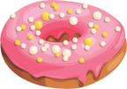 (s242) Colorful Glazed Donut Sprinkles