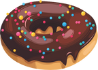 (s242) Colorful Glazed Donut Sprinkles