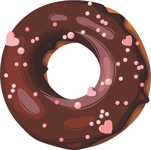 (s242) Colorful Glazed Donut Sprinkles