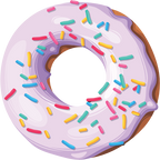 (s242) Colorful Glazed Donut Sprinkles
