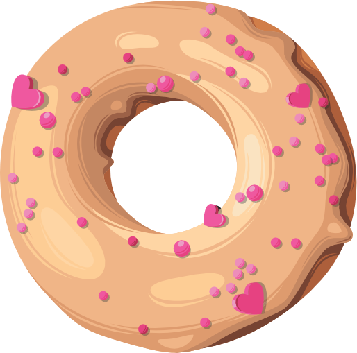 (s242) Colorful Glazed Donut Sprinkles