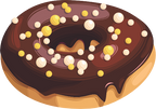 (s242) Colorful Glazed Donut Sprinkles