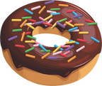 (s242) Colorful Glazed Donut Sprinkles