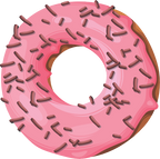 (s242) Colorful Glazed Donut Sprinkles