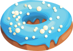 (s242) Colorful Glazed Donut Sprinkles