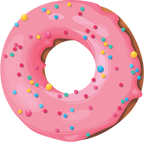 (s242) Colorful Glazed Donut Sprinkles