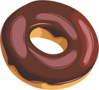(s242) Colorful Glazed Donut