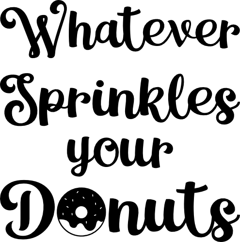 (s242-9G) Whatever Sprinkles Your Donut