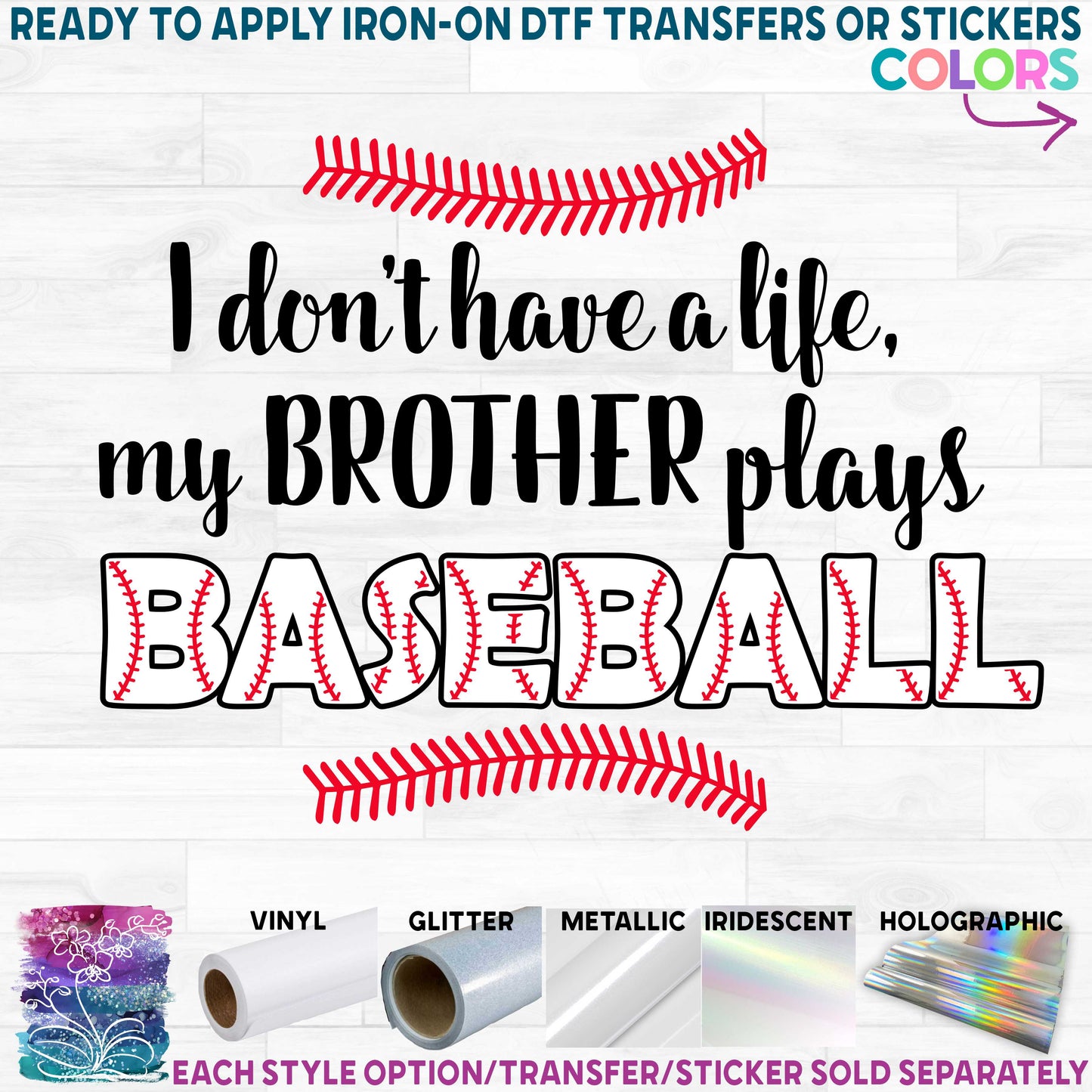 (s243-1) I don't have a Life my Son Plays Baseball