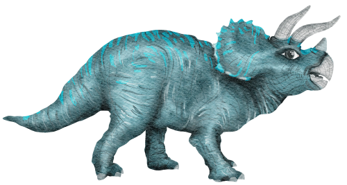 (244-03-3A) Dinosaur