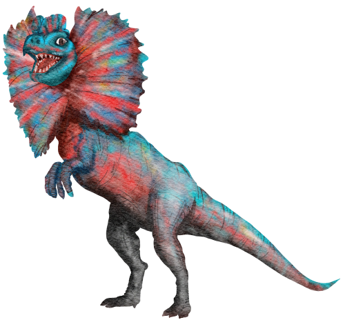 (244-03-2V) Dinosaur