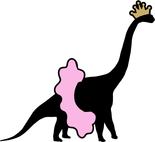 (s244-4-B) Dinosaurs Dinosaur Princess Ballerina Crown Tiara Tutu