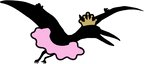 (s244-4-E) Dinosaurs Dinosaur Princess Ballerina Crown Tiara Tutu