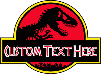 (244-07-C11) Classic Jurassic Family Dinosaur Collection Custom Text