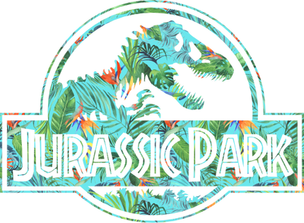 (244-07-C13-P5099) Jurassic Park Tropical Floral