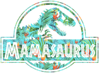 (244-07-C13) Tropical Floral Dinosaur Custom