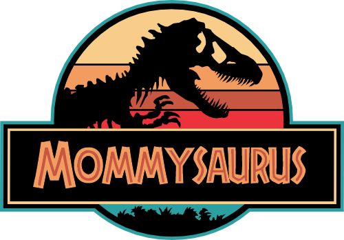 (s244-C14) Retro Jurassic Family Dinosaur Collection Custom Text
