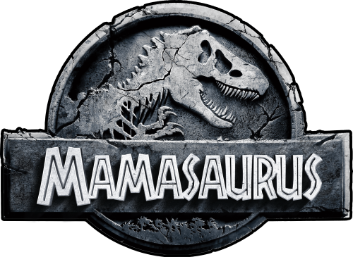 (s244-C15-1) Stone Jurassic Family Dinosaur Collection Custom Text