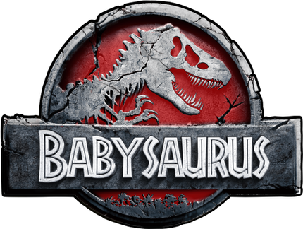 (244-07-C15-2) Red Stone Jurassic Family Dinosaur Custom