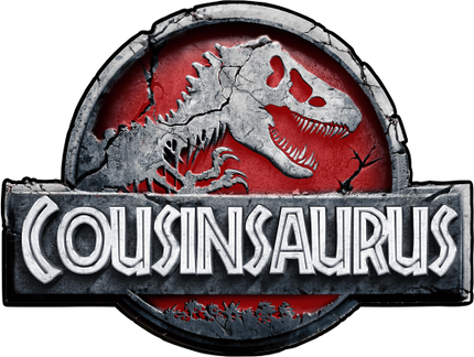 (244-07-C15-2) Red Stone Jurassic Family Dinosaur Custom