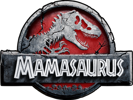 (244-07-C15-2) Red Stone Jurassic Family Dinosaur Custom