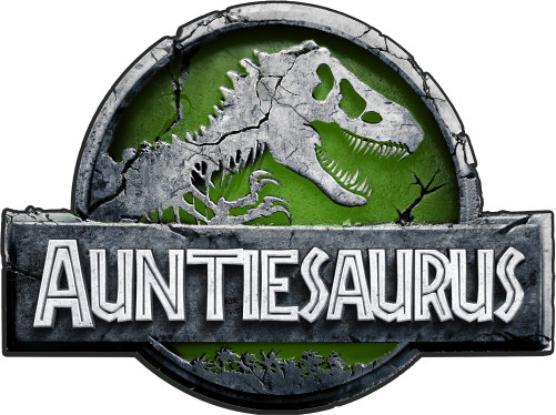 (244-07-C15-3) Green Stone Jurassic Family Dinosaur Custom