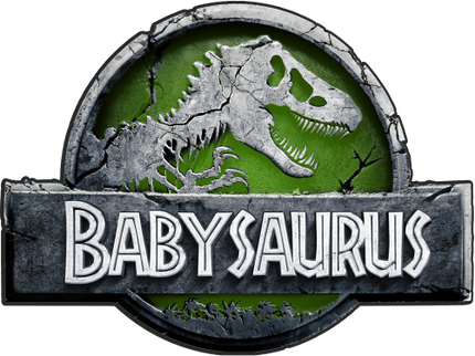 (244-07-C15-3) Green Stone Jurassic Family Dinosaur Custom