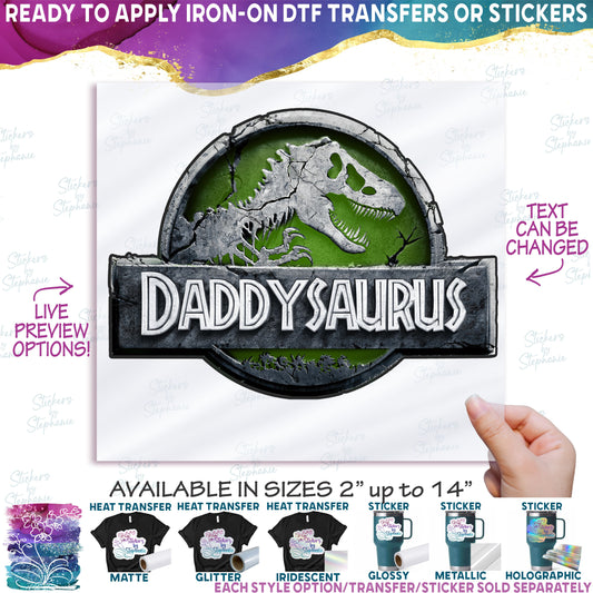 (s244-C15-3) Green Family Dinosaur