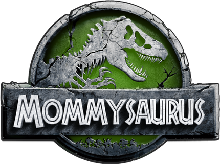 (244-07-C15-3) Green Stone Jurassic Family Dinosaur Custom