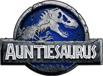 (244-07-C15-4) Blue Stone Jurassic Family Dinosaur Custom