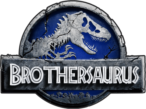 (244-07-C15-4) Blue Stone Jurassic Family Dinosaur Custom