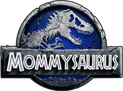 (244-07-C15-4) Blue Stone Jurassic Family Dinosaur Custom