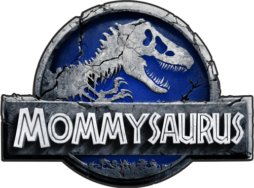 (244-07-C15-4) Blue Stone Jurassic Family Dinosaur Custom